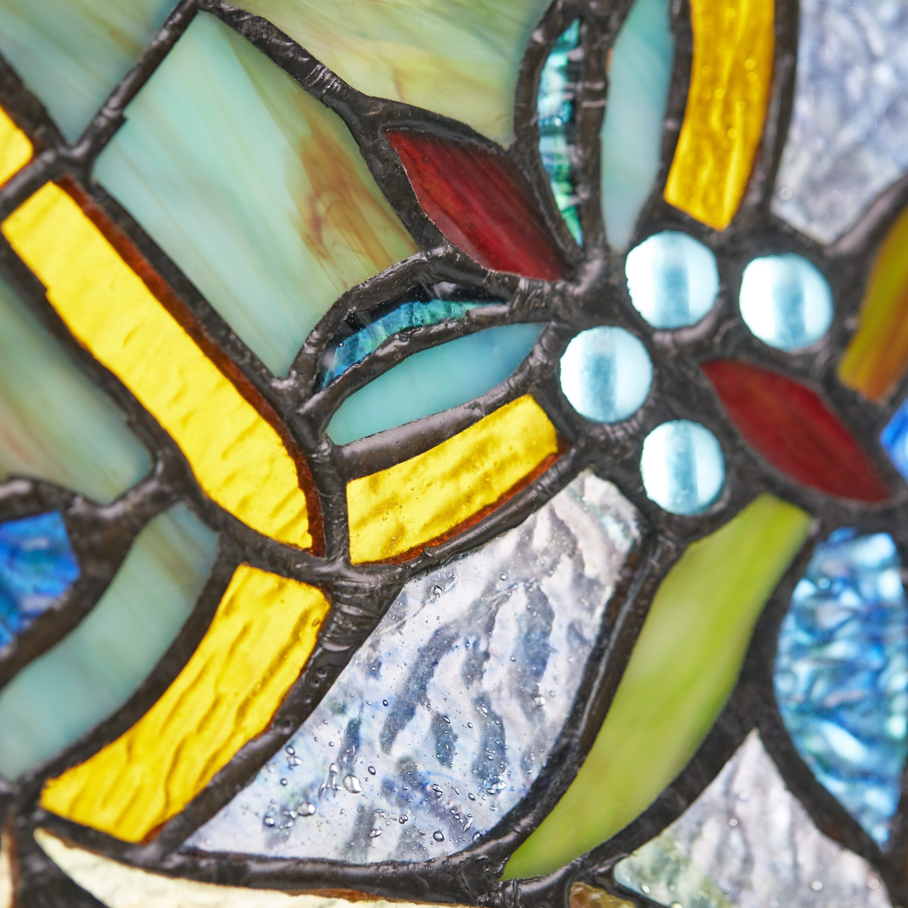 22 H Victorian Stained Glass Window Panel by River of Goods