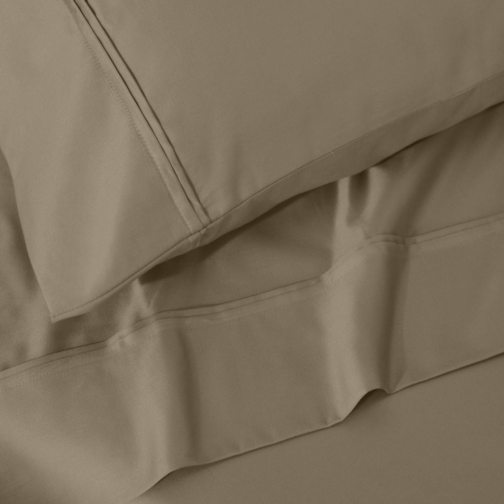 Superior Egyptian Cotton 1200 Thread Count Eco-Friendly Solid Sheet Set