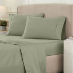 Superior Egyptian Cotton 1200 Thread Count Eco-Friendly Solid Sheet Set