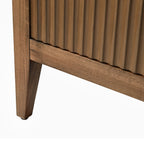 Vanity Art 72 Double Sink Bathroom Vanity Cabinet with Engineered Marble Top