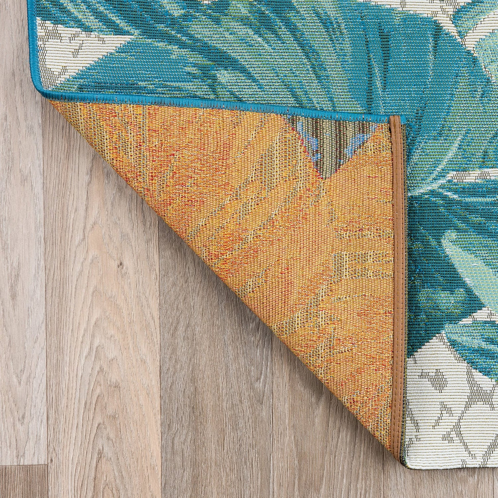 World Rug Gallery Contemporary Tropical Floral Indoor/Outdoor Area Rug