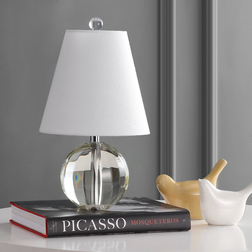 Goddard 16 Crystal Ball/Metal LED Table Lamp, By JONATHAN Y